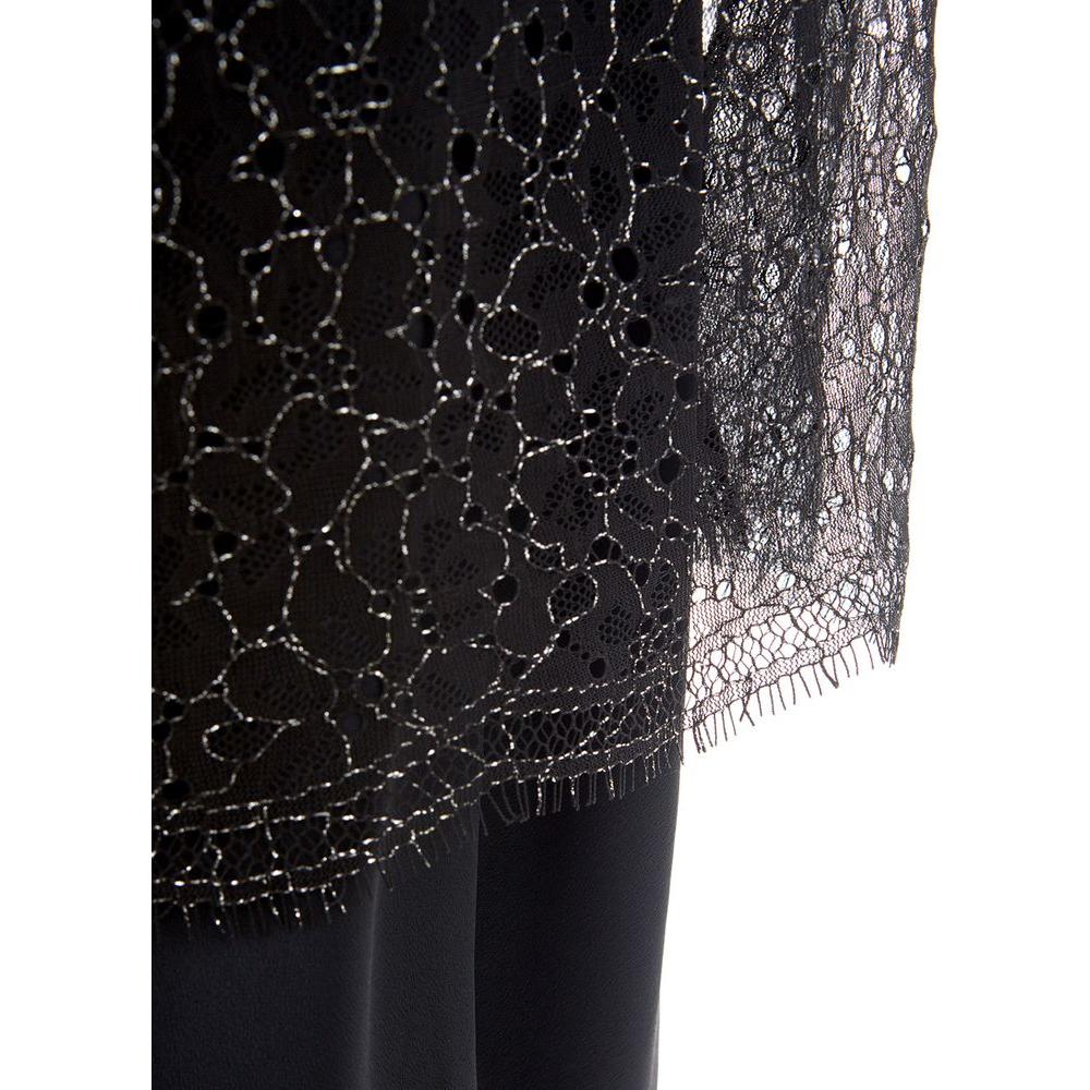 Lardini Black Nylon Casual Dress Lardini