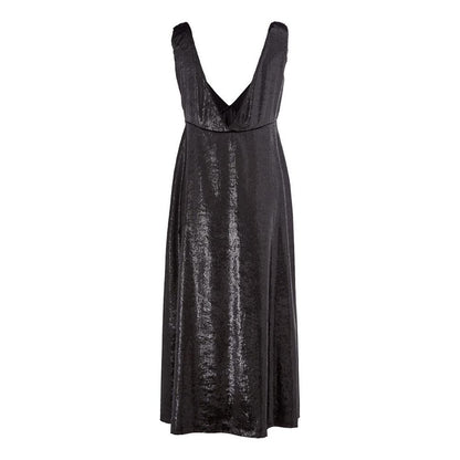Lardini Black Polyester Cocktail Dress Lardini