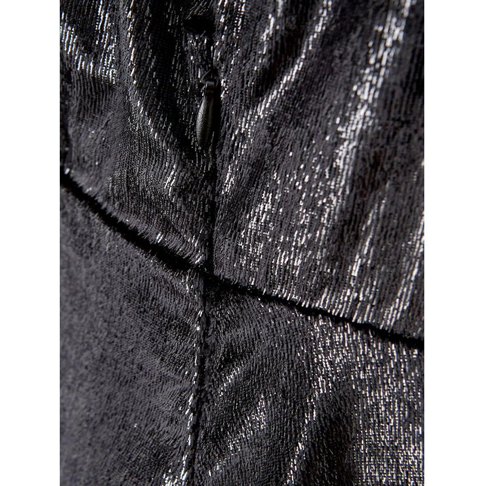 Lardini Black Polyester Cocktail Dress Lardini