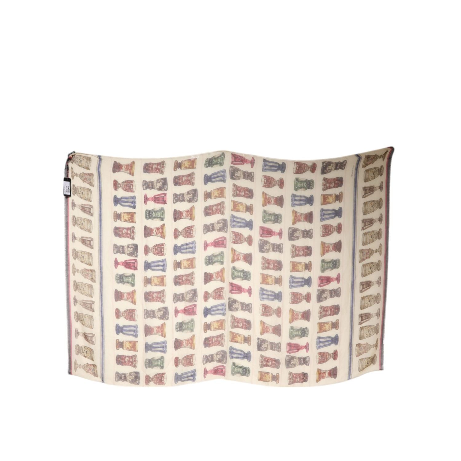 Dolce & Gabbana Multicolor Glass Cashmere Foulard Scarf