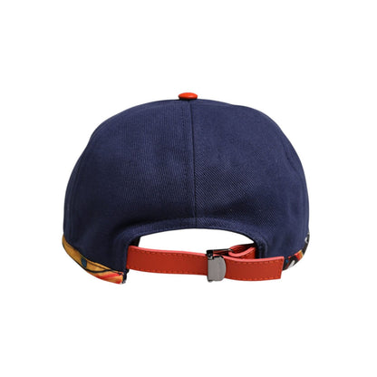 Dolce & Gabbana Blue Cotton 6 Panels Baseball Cap