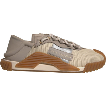 Dolce & Gabbana Multicolor Lace Up Low Top NS1 Sneakers Shoes