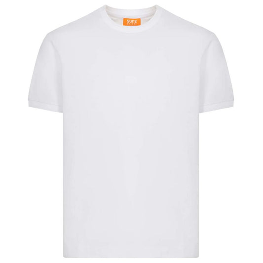 Suns White Cotton T-Shirt SU-15069-XXL