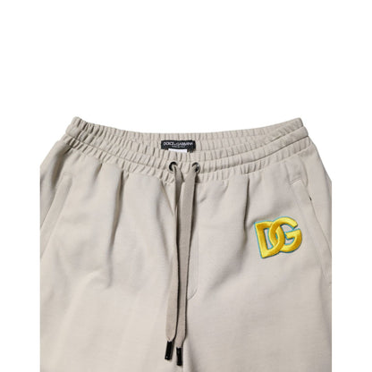 Dolce & Gabbana Multicolor Cotton DG Jogger Sweatpants Pants