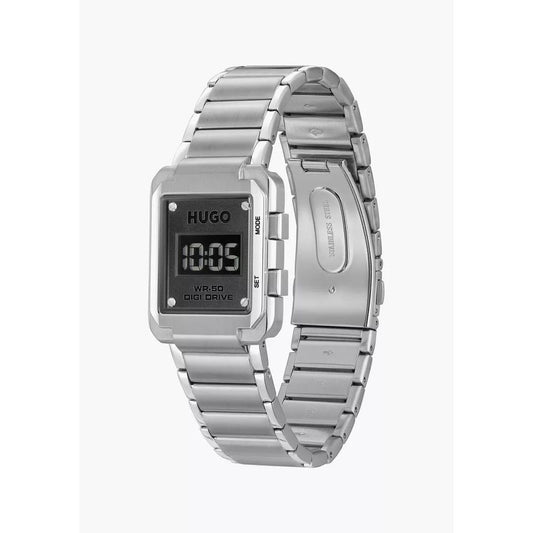 Hugo Boss Silver Stainless Steel Watch HU1530356AC