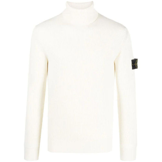 Stone Island White Wool Sweater ST-14725-S