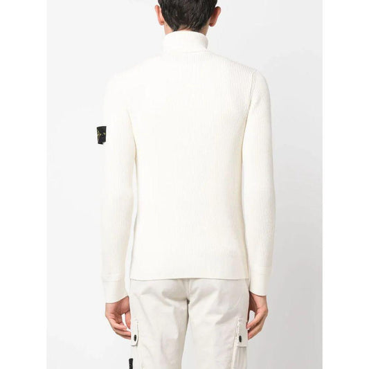 Stone Island White Wool Sweater ST-14725-S