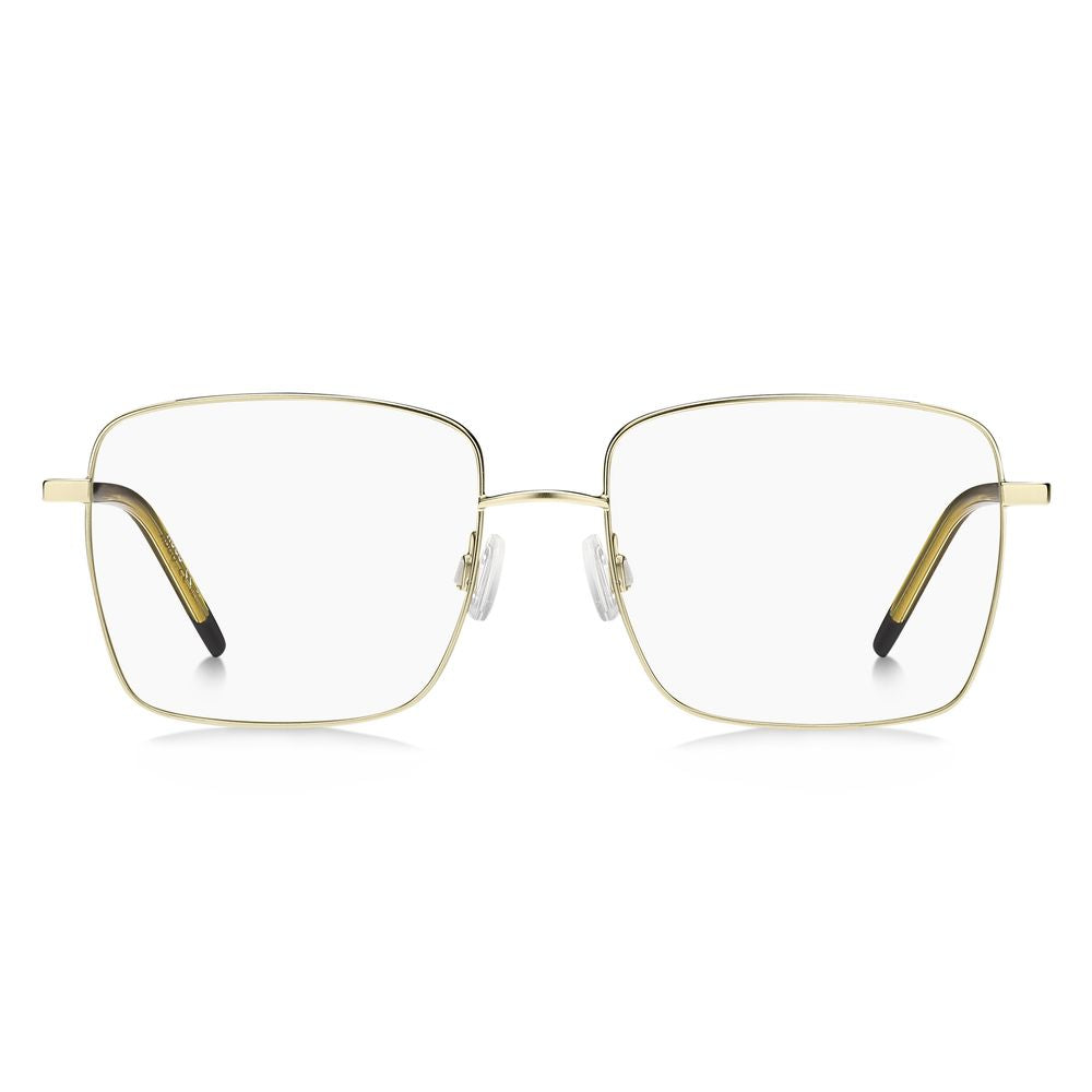 Hugo Boss Gold Metal Frames - Women’s glasses, matte gold metal, size 54/17/140 mm
