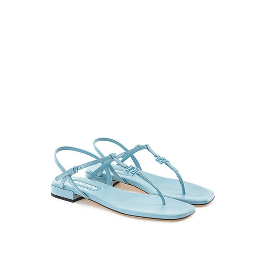 Miu Miu Blue Patent Leather Flip-Flop Sandal MI-514267320013813-EU36/US6