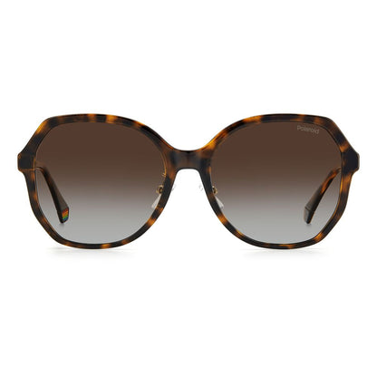 Polaroid Brown Plastic Sunglasses