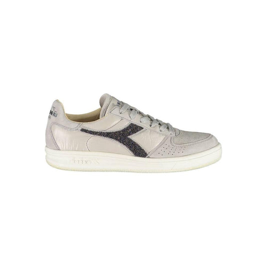 Diadora Gray Leather Women Sneaker DI-773-EU36.5/US6.5