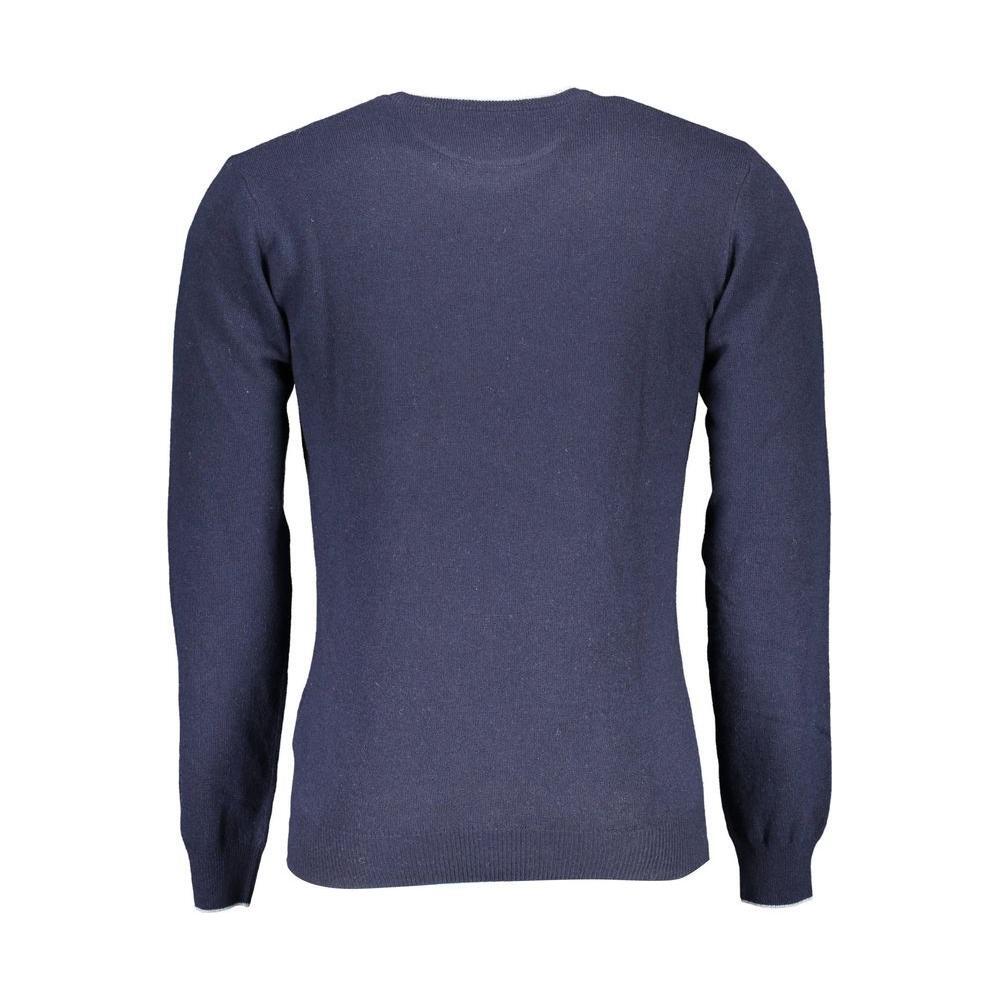 U.S. POLO ASSN. Blue Wool Men Sweater US-3305-XXL