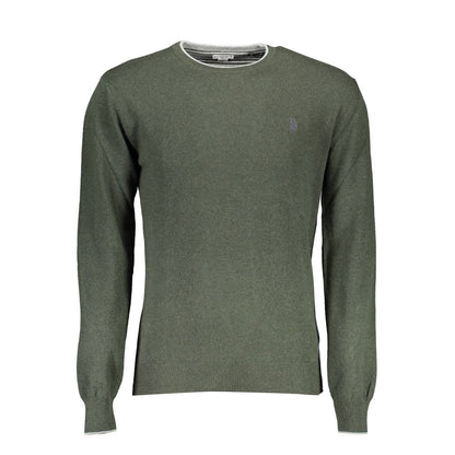 U.S. POLO ASSN. Green Wool Men's Sweater