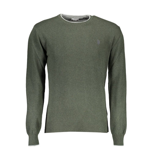 U.S. POLO ASSN. Green Wool Men's Sweater