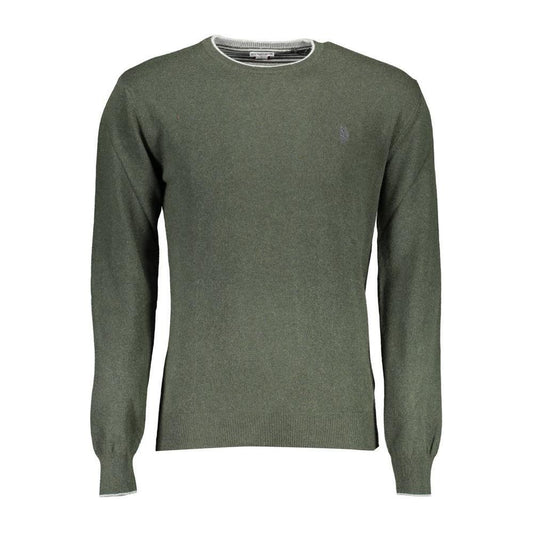 U.S. POLO ASSN. Green Wool Men Sweater US-3306-XL