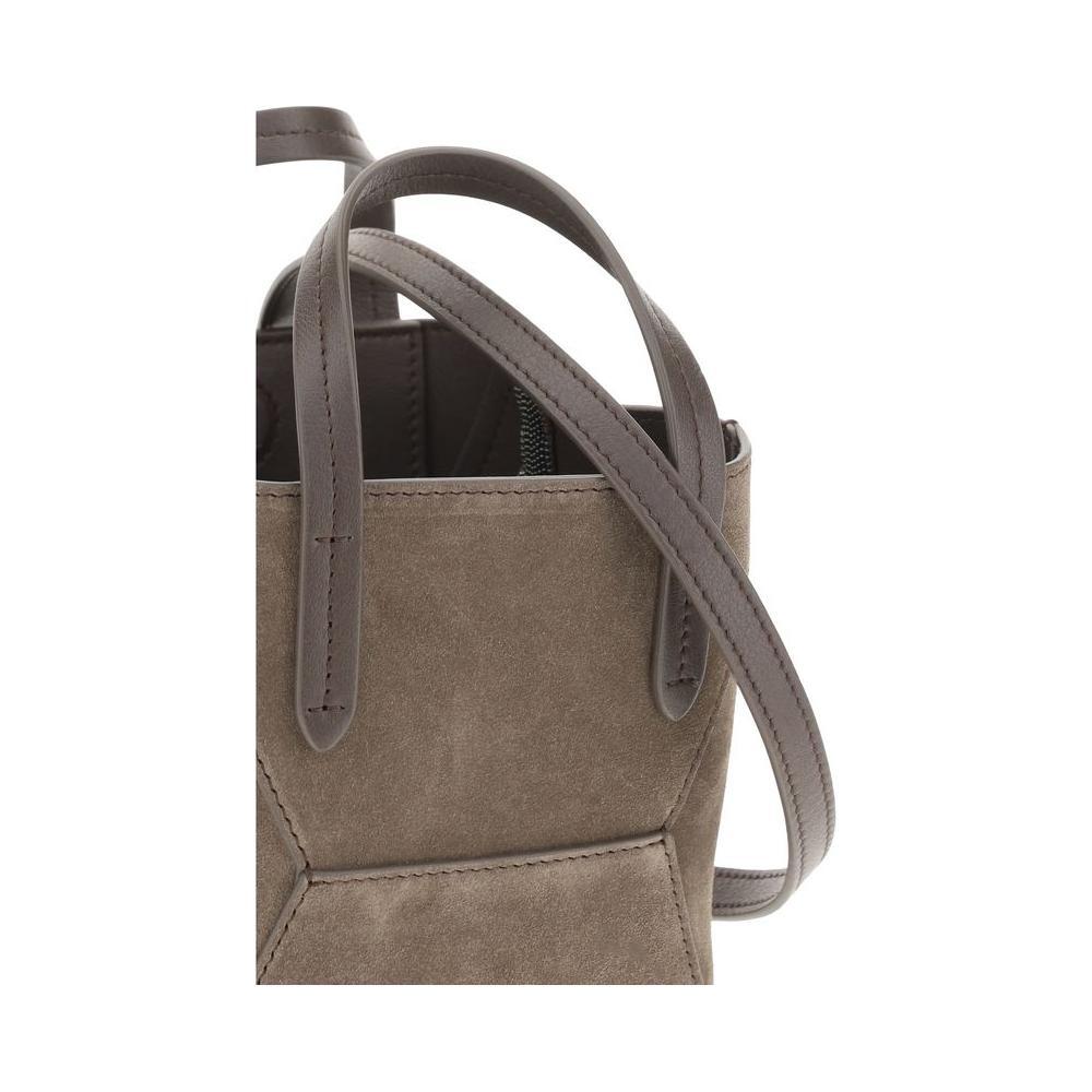 Front view with bag zipped and handles upright.