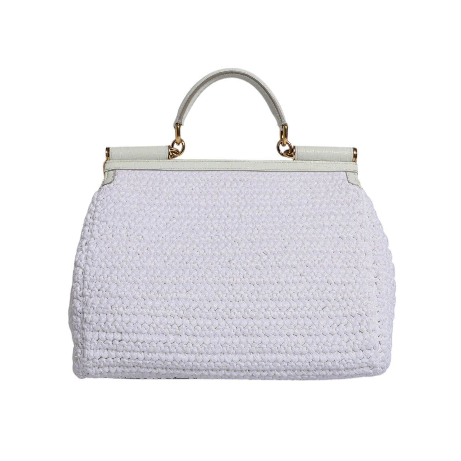 Front view with bag zipped and handles upright.