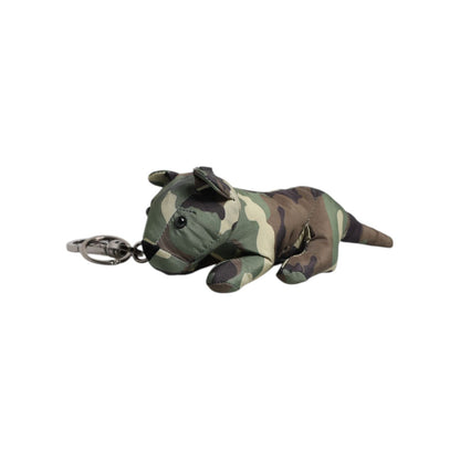 Dolce & Gabbana Multicolor Camouflage Animal Silhouette Keychain Keyring