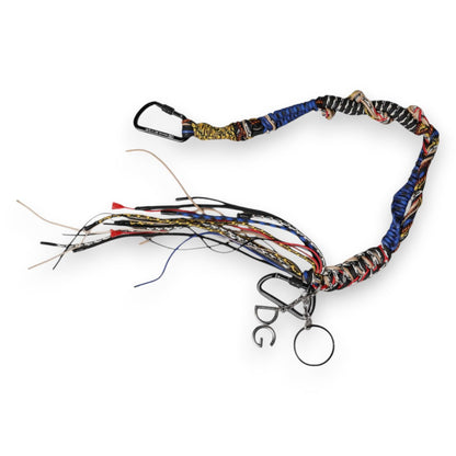 Dolce & Gabbana Multicolor Braided Rope Logo Bag Shoulder Strap