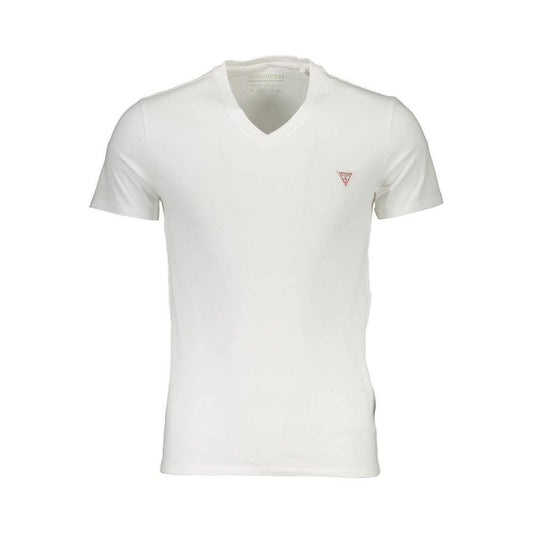 Guess Jeans White Cotton Men T-Shirt GU-2200-XXL