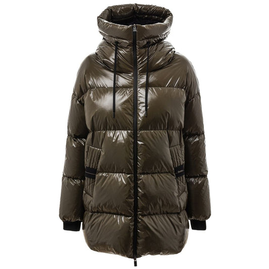 Herno Green Polyamide Jackets & Coat HE-7443674-IT42|M