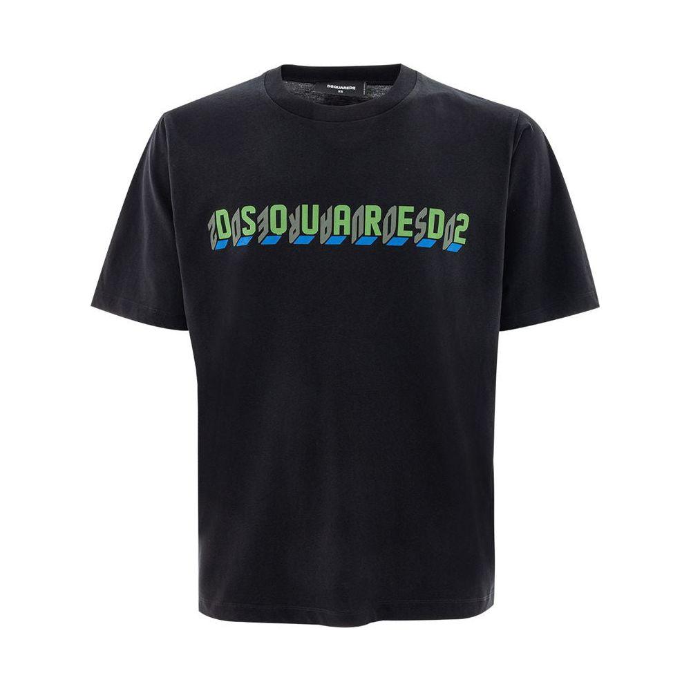 Dsquared² Black Cotton T-Shirt