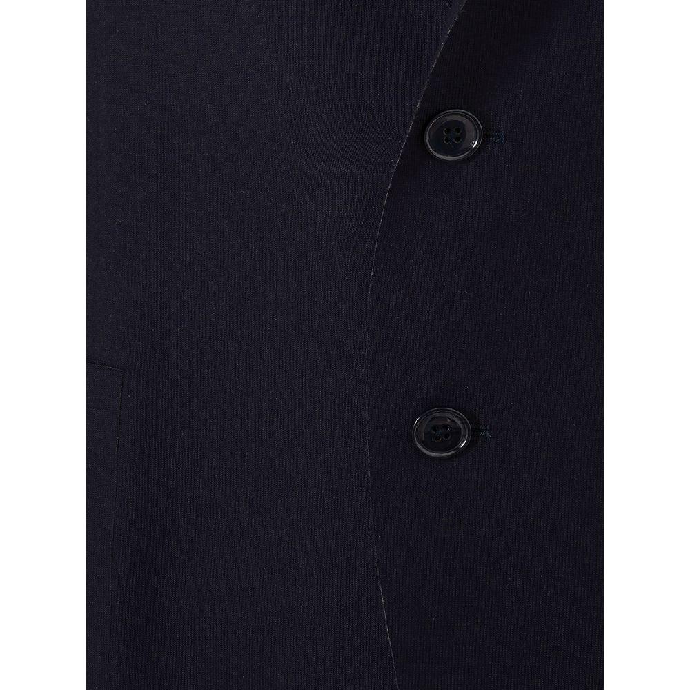 Lardini Blue Cotton Blazer Lardini