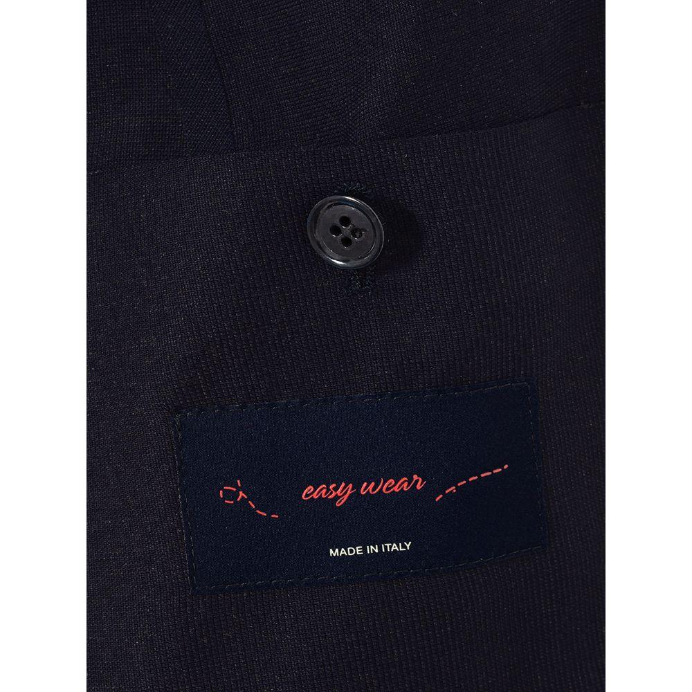 Lardini Blue Cotton Blazer Lardini