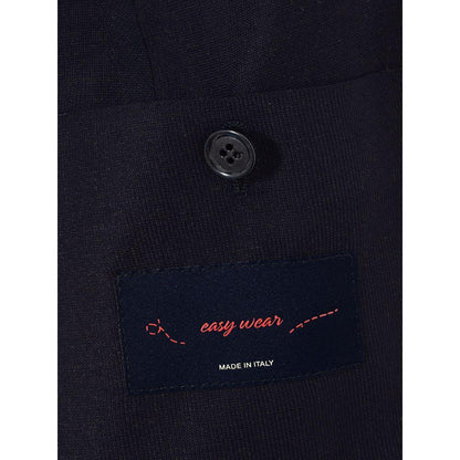 Lardini Blue Cotton Blazer Lardini