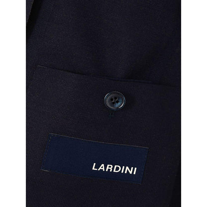 Lardini Blue Cotton Blazer Lardini