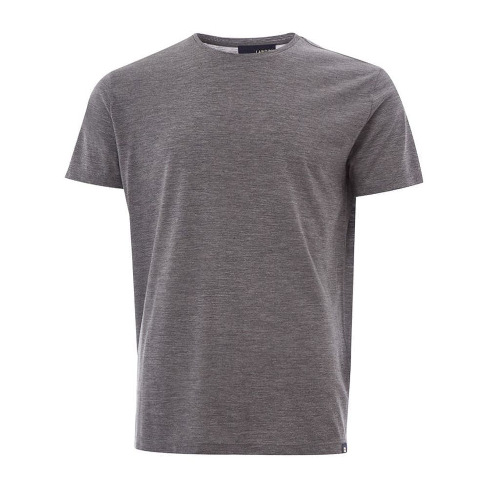 Lardini Gray Wool T-Shirt Lardini