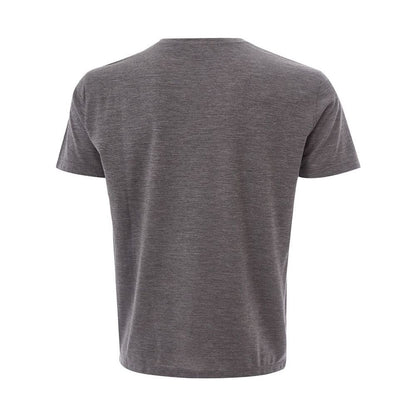Lardini Gray Wool T-Shirt Lardini