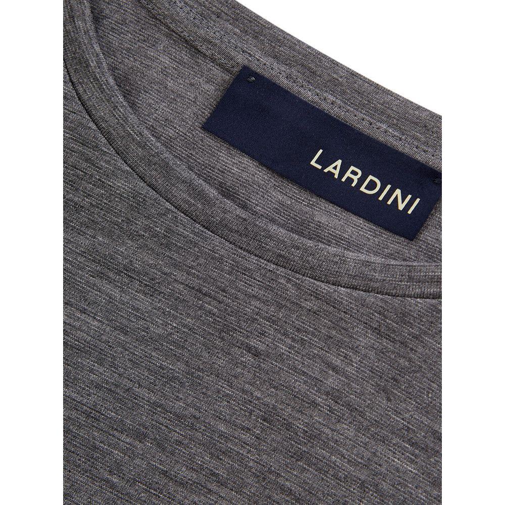 Lardini Gray Wool T-Shirt Lardini