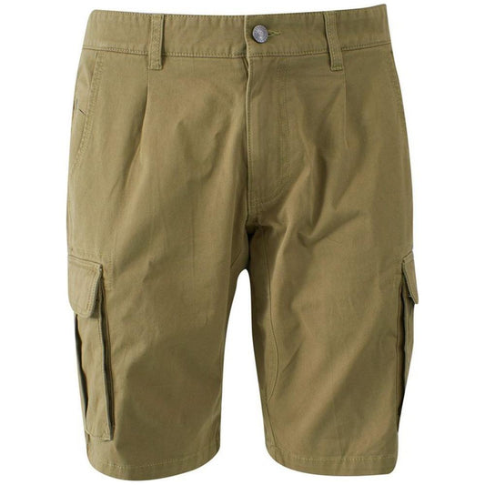 Yes Zee Green Cotton Short YE-15230-W30