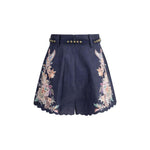 Zimmermann Rhiannon Tuck Shorts ZI-4558ASS251NAVMLTPAI-2