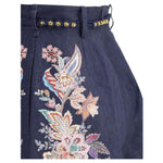 Zimmermann Rhiannon Tuck Shorts ZI-4558ASS251NAVMLTPAI-2