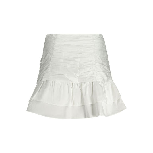 Guess Jeans White Cotton Women Skirt GU-33318-XS