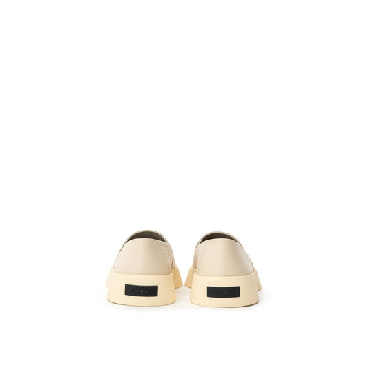Fear Of God Gray Leather Slip-On Loafer