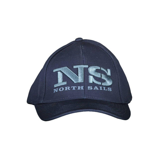 North Sails Blue Cotton Men Cap NO-16332