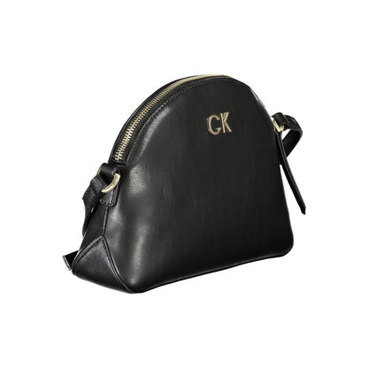 Calvin Klein Black Polyester Women Shoulder Bag