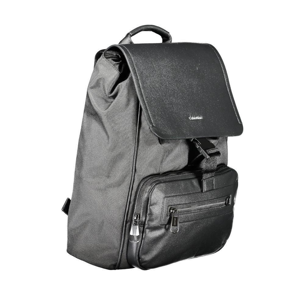 Calvin Klein Nero Polyester Men Backpack