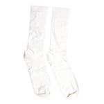 Dolce & Gabbana White Cotton Solid Mid Calf Men Socks