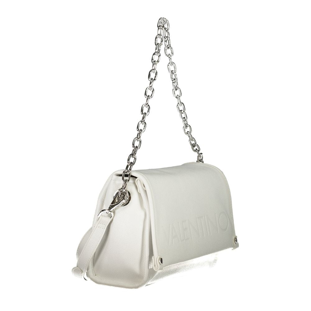 Front view with bag zipped and handles upright.