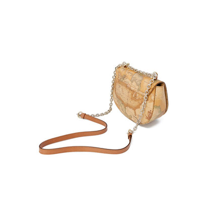 Alviero Martini Prima Classe Beige Leather Handbag