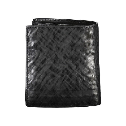 Tommy Hilfiger Black Leather Men Wallet