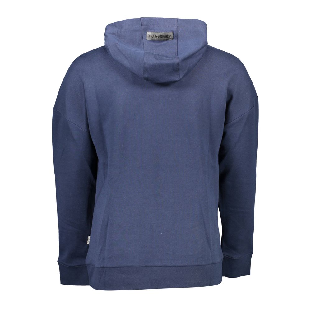 Plein Sport Blue Cotton Sweatshirt