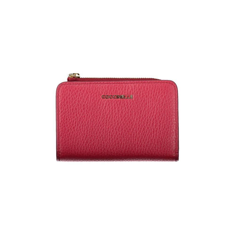 Coccinelle Red Leather Women Wallet CO-34874
