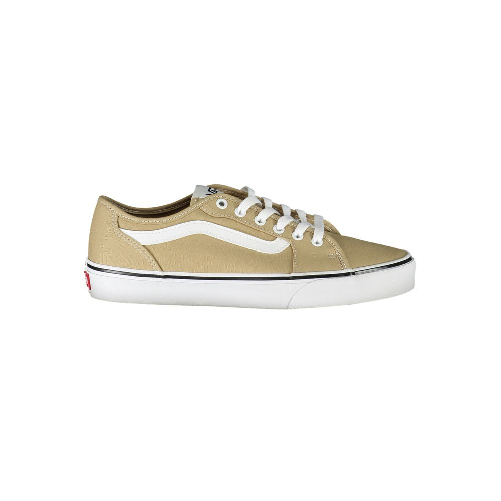 Vans Beige Leather Men Sneaker