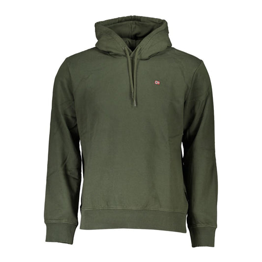Napapijri Green Cotton Men Sweater NA-25280-XL