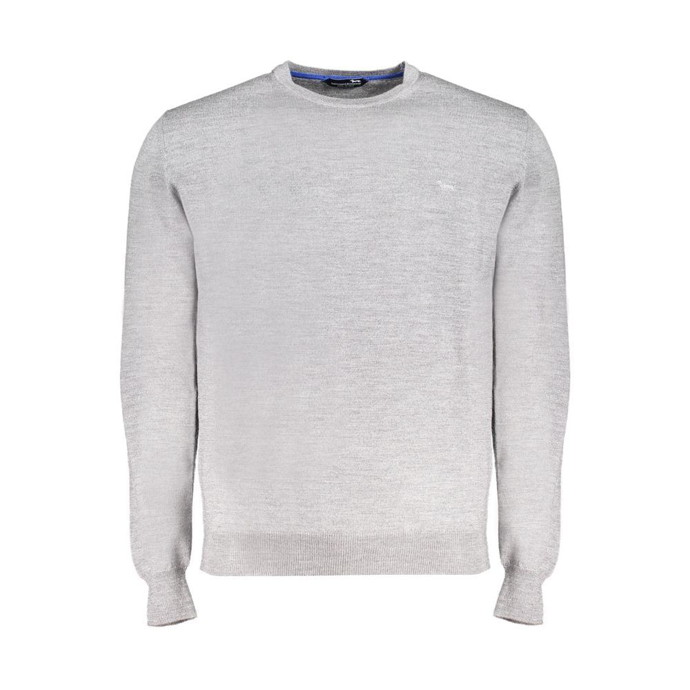 Harmont & Blaine Gray Wool Sweatshirt Harmont & Blaine